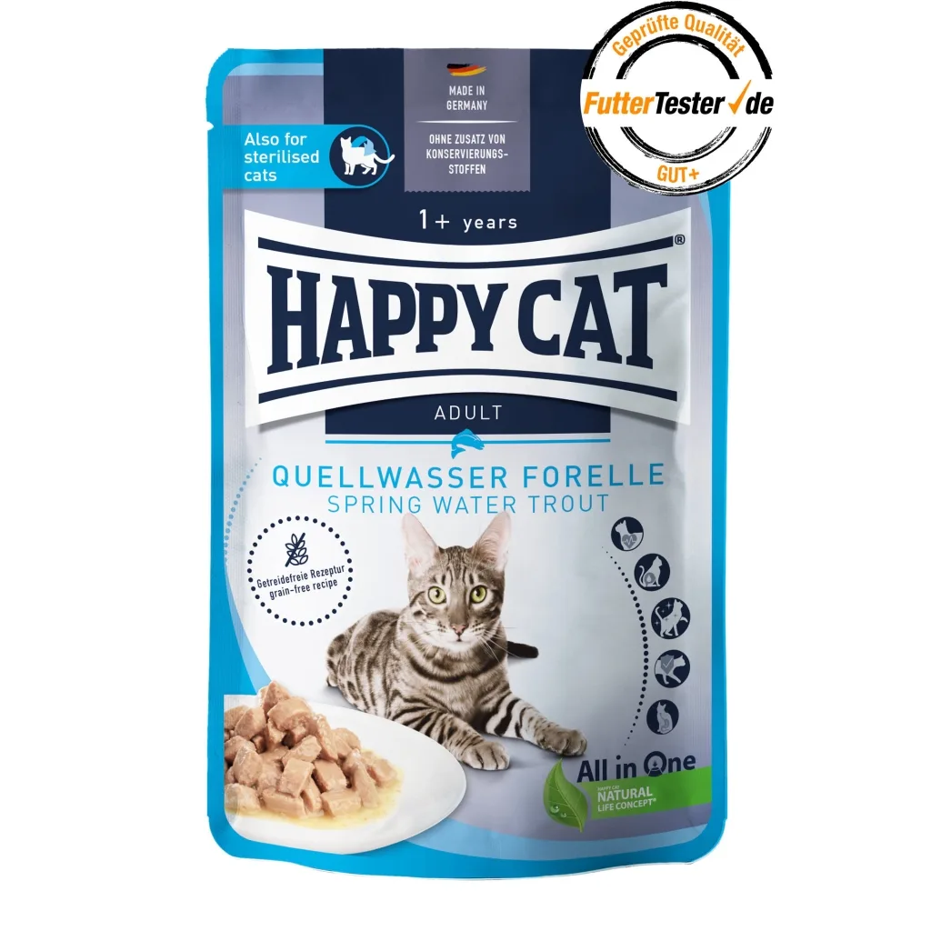 Happy Cat Bucăți de carne în sos – Culinary Păstrăv 20 x 85 g