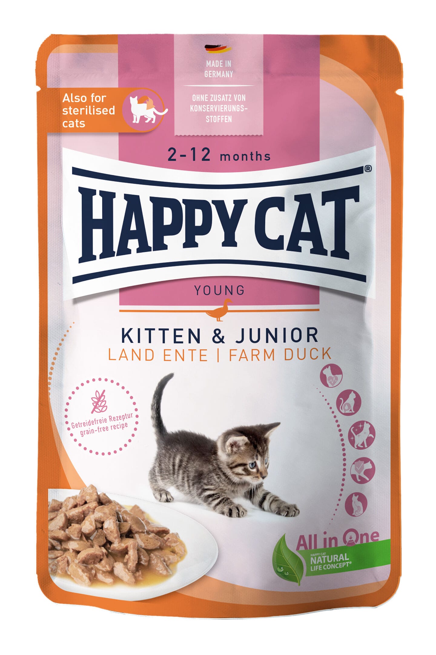 Meat in Sauce - Kitten & Junior Land-Ente 20 x 85 g Meat in Sauce - Kitten & Junior Land-Ente 20 x 85 g
